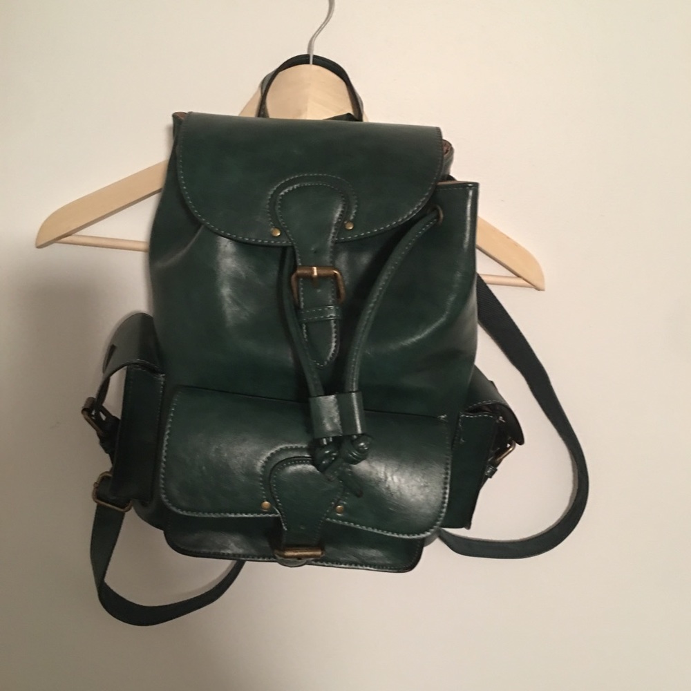 Brand new back pack real leather